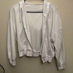 White zip up super cute